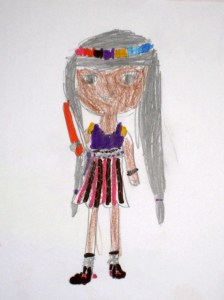 For illustration only. By Dania Kariv, age 7